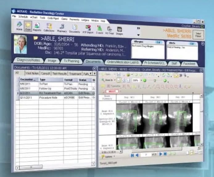 Management system / information / patient data / for oncology services / medical MOSAIQ® Elekta