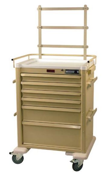 Anesthesia trolley / with shelf unit AL809M6-ANS Harloff