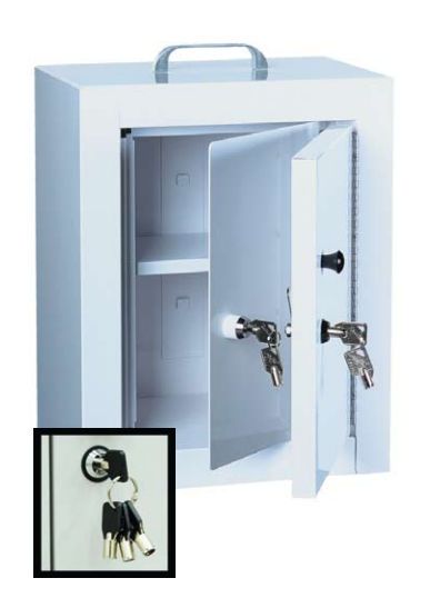 Safety cabinet / medicine / with double lock / 2-door 2720 Harloff