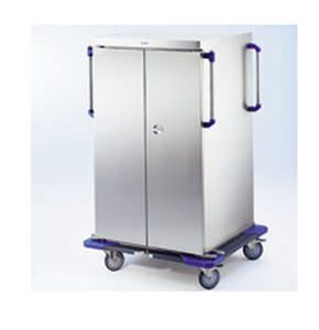 Transport trolley / for sterilization container / with hinged door / closed-structure BLANCO CS GmbH + Co KG