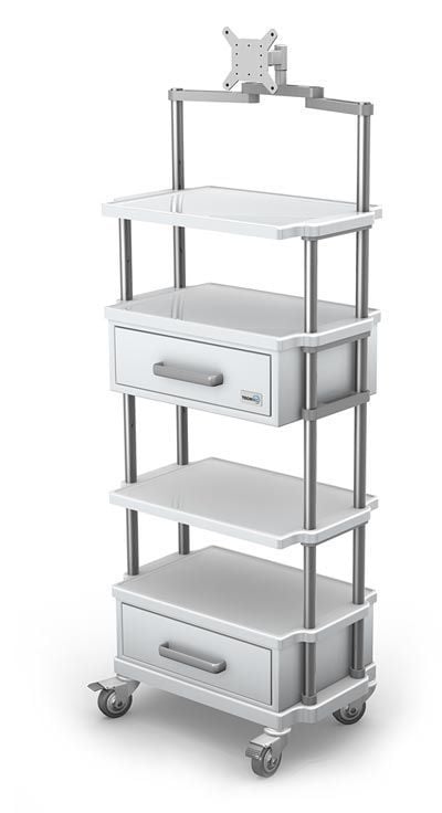 Medical device trolley / modular MB-1 series F type TECHMED Sp. z o.o.