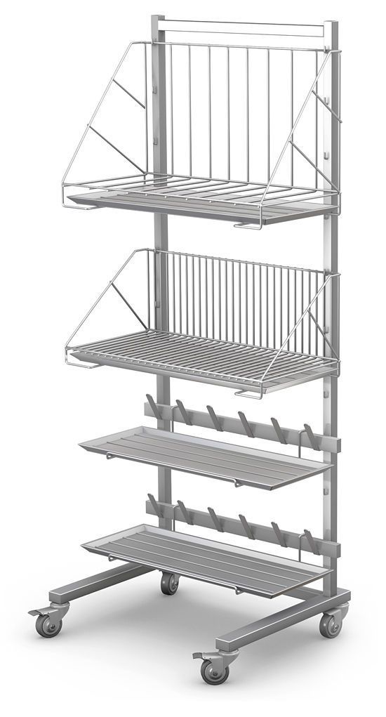Stainless steel rack / mobile SL/M system TECHMED Sp. z o.o.