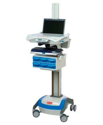 Medicine distribution computer cart / medical / for laptop 9M38-XP-L3500 Rubbermaid Medical Solutions