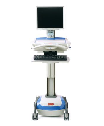 Medical computer cart / battery-powered / height-adjustable 9M38-00-A55 Rubbermaid Medical Solutions