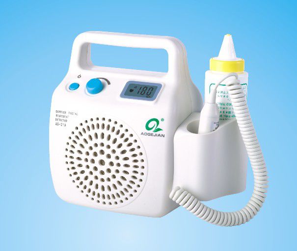 Fetal doppler / portable / with heart rate monitor 2.5 MHz | AG-21A Aogejian