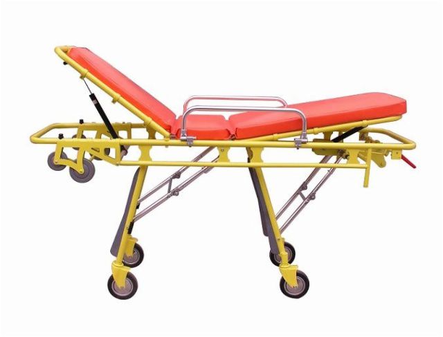 Emergency stretcher trolley / with adjustable backrest / mechanical / 3-section 159 kg | YXH-3C Zhangjiagang Xiehe Medical Apparatus & Instruments