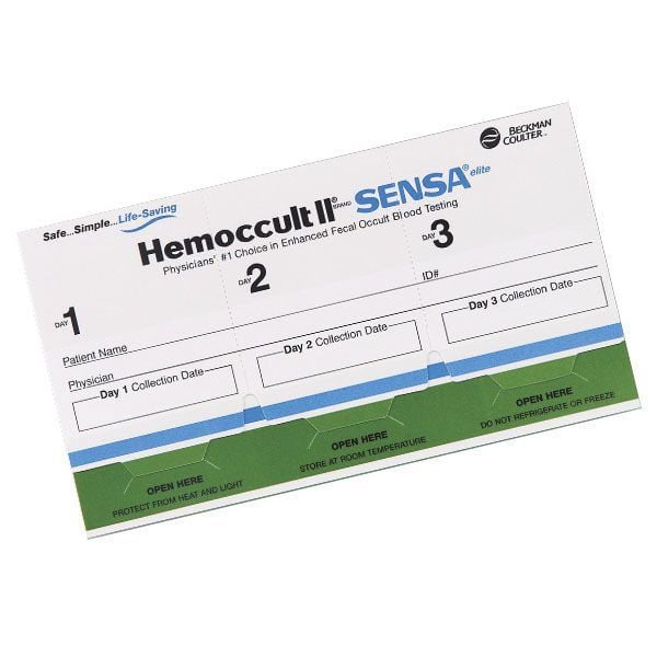 Fecal occult blood rapid test Hemoccult II SENSA elite Beckman Coulter International S.A.