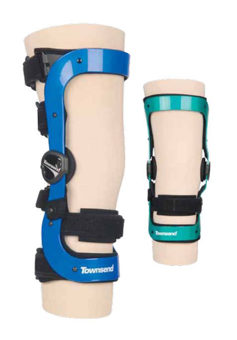Knee orthosis (orthopedic immobilization) / knee rotation limitation (ACL) / articulated REBEL SERIES Townsend