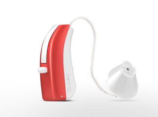 Behind the ear, receiver hearing aid in the canal (RITE) CLEAR220 FUSION Widex