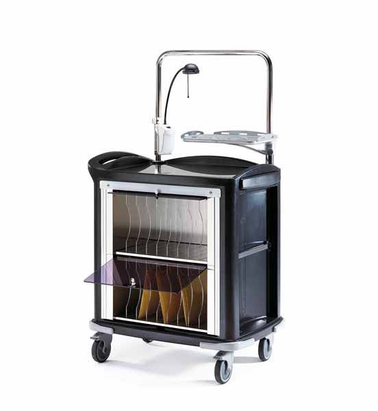 Multi-function trolley / medical record / horizontal-access 9CL6008 Favero Health Projects