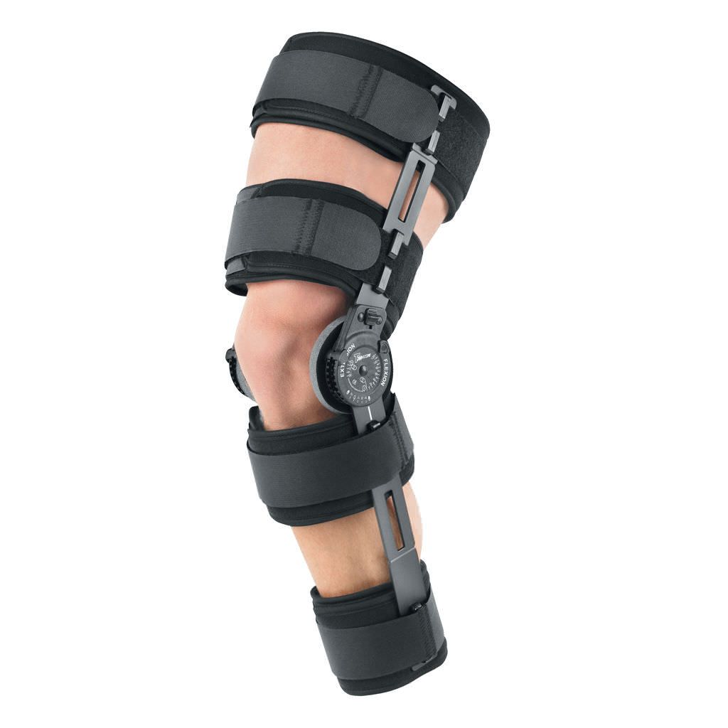 Knee splint (orthopedic immobilization) / articulated Post-Op Lite Breg