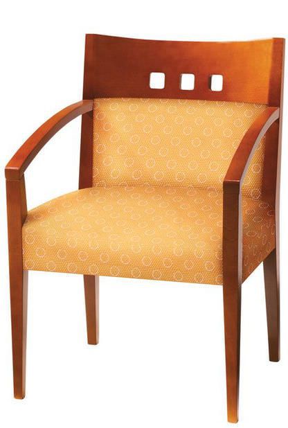 Dining room chair / for waiting room / with armrests 949A Masque Grand Rapids Chair