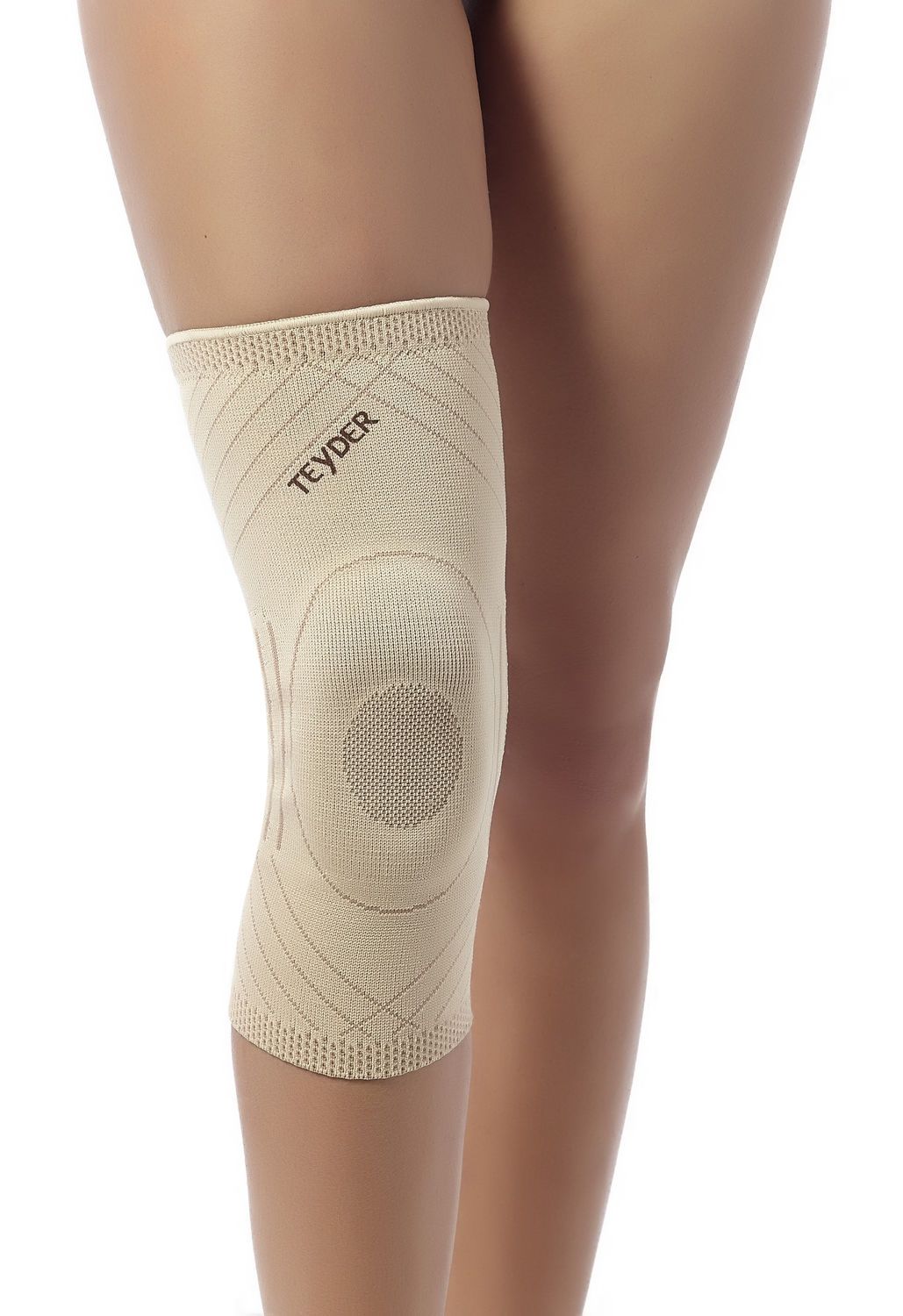 Knee sleeve (orthopedic immobilization) / with patellar buttress Golden Line Teyder