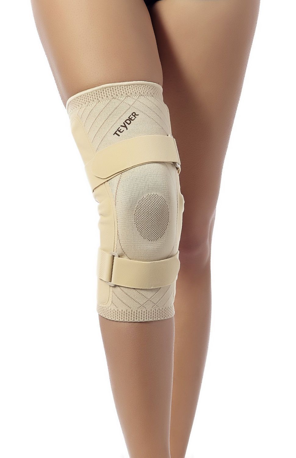 Knee orthosis (orthopedic immobilization) / articulated / with patellar buttress Golden Line Teyder