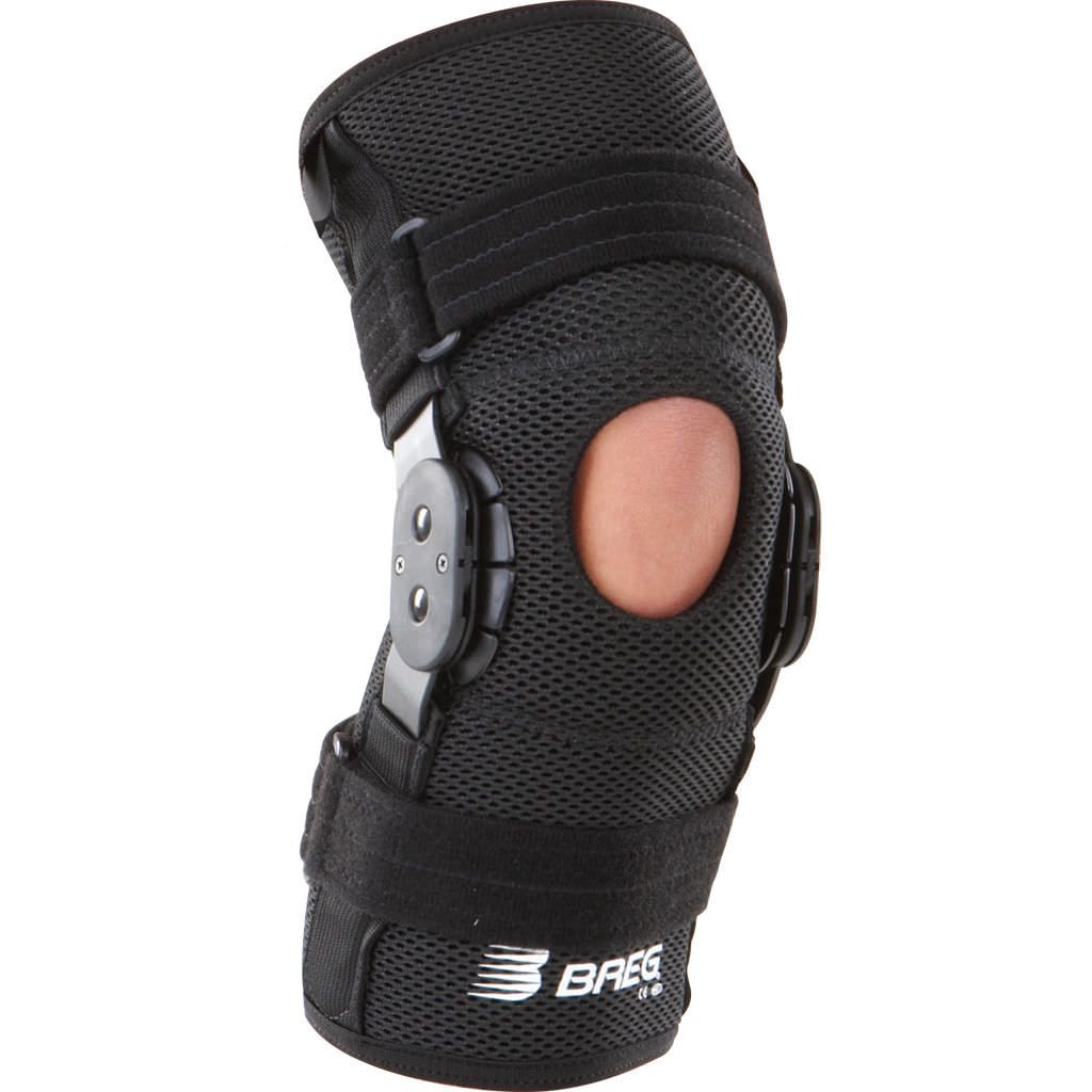 Knee orthosis (orthopedic immobilization) / knee ligaments stabilisation / patella stabilisation / articulated Shortrunner Soft Breg