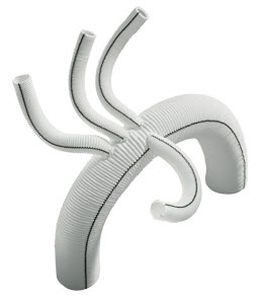 Aortic vascular prosthesis Gelweave™ Arch Designs Vascutek