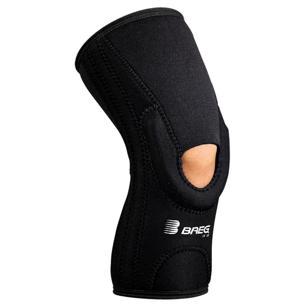 Knee sleeve (orthopedic immobilization) / open knee / with patellar buttress 0723X, 0724X Breg