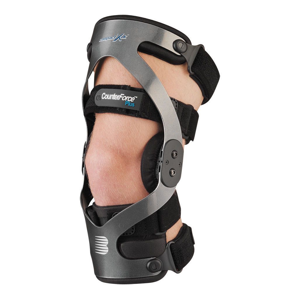 Knee orthosis (orthopedic immobilization) / knee distraction (osteoarthritis) / articulated Compact X2K Counterforce Breg