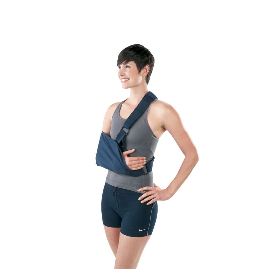 Arm sling with waist support straps / human 0849X Breg