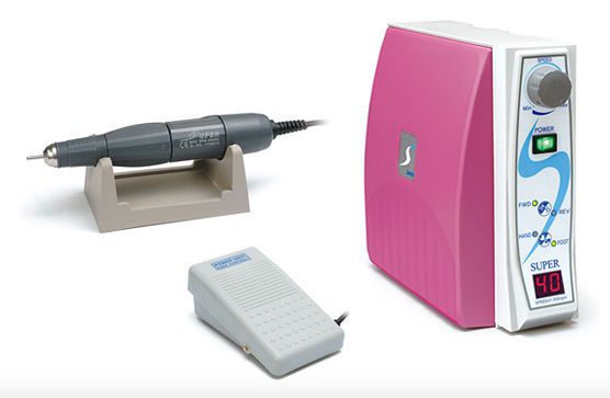 Dental laboratory micromotor control unit / with handpiece / pedal-operated / complete set DP5 + NH1 Daeyoung Precision