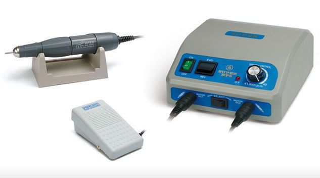 Dental laboratory micromotor control unit / with handpiece / complete set / pedal-operated NP5 + NH1 Daeyoung Precision