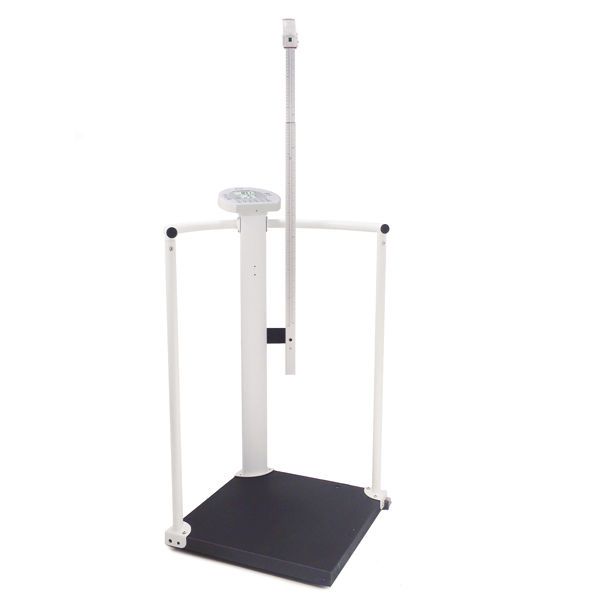 Electronic patient weighing scale / column type / with LCD display / class III RH, RH-M WUNDER