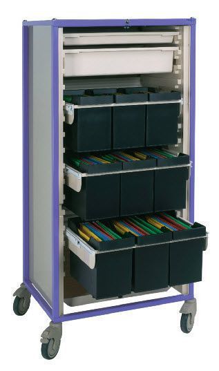 X-ray record trolley / with drawer / horizontal-access ADAPTIS 1001.15 VILLARD