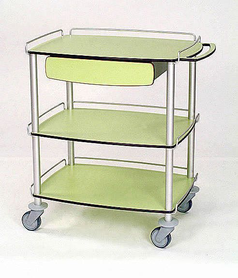 Treatment trolley / with drawer / 3-tray 302.86 VILLARD
