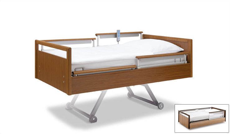 Homecare bed / electrical / height-adjustable / 4 sections sentida 01 wissner-bosserhoff