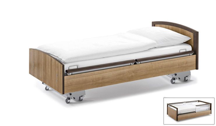Homecare bed / electrical / on casters / height-adjustable sentida 04 wissner-bosserhoff