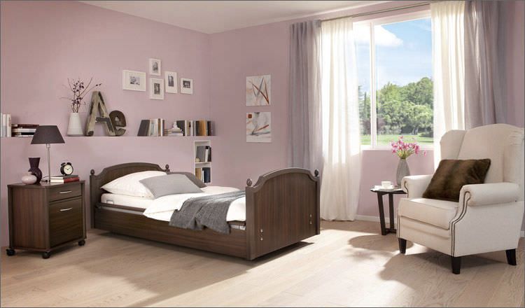 Homecare bed / electrical / on casters / height-adjustable sentida 05 wissner-bosserhoff