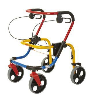 4-caster rollator / pediatric / folding / height-adjustable 01218 - FOXI Chinesport
