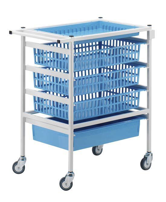 Multi-function trolley / with basket / open-structure ZARGES