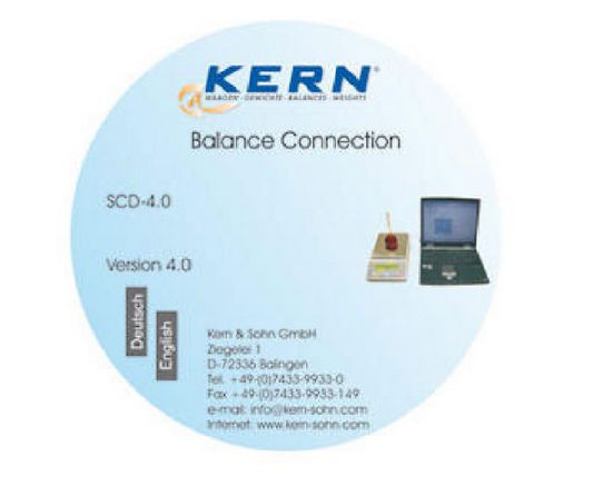 Data management software / laboratory Balance Connection KERN & SOHN