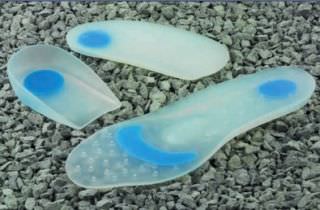 Orthopedic insoles with transverse arch pad / with heel pad RSLSteeper