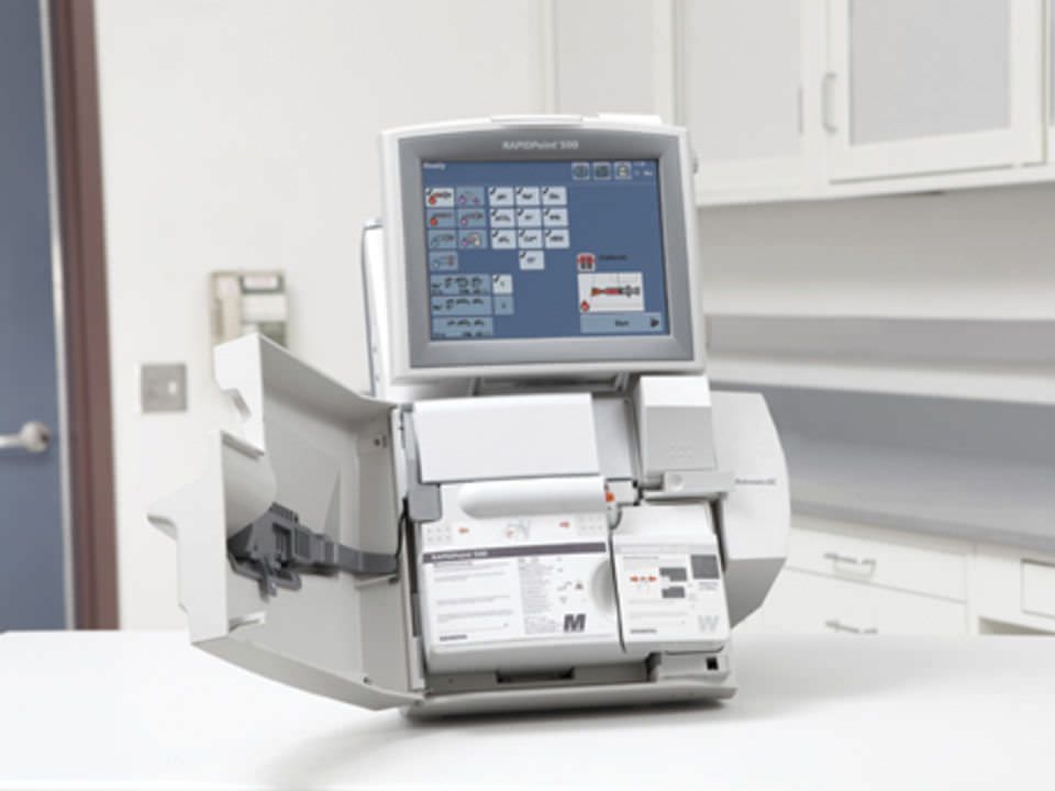 Blood gas and electrolyte analyzer RAPIDPoint® 500 Siemens Healthcare