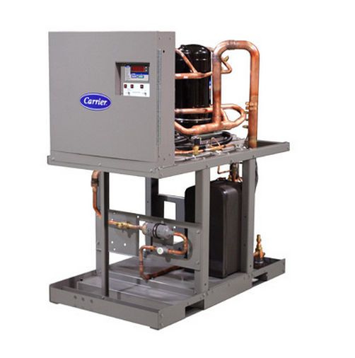 Water-cooled water chiller / for healthcare facilities 30MP AQUASNAP® CARRIER commercial