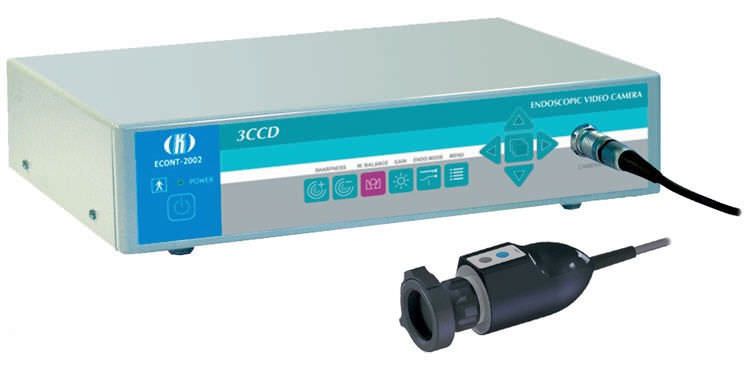 Digital camera head / endoscope / with video processor ECONT-2002 3CCD Contact