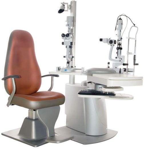 Ophthalmic workstation / equipped / with chair / 1-station ETOILE2 CSO Costruzione Strumenti Oftalmici