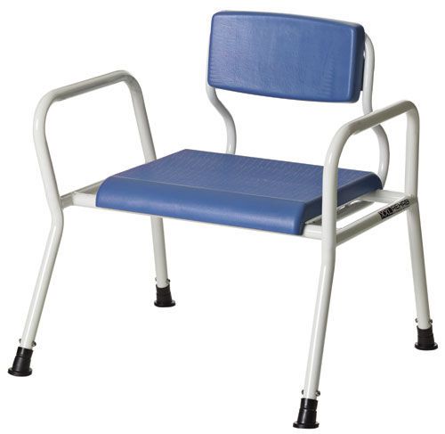 Shower chair / height-adjustable / bariatric max. 325 kg COBI XXL-Rehab