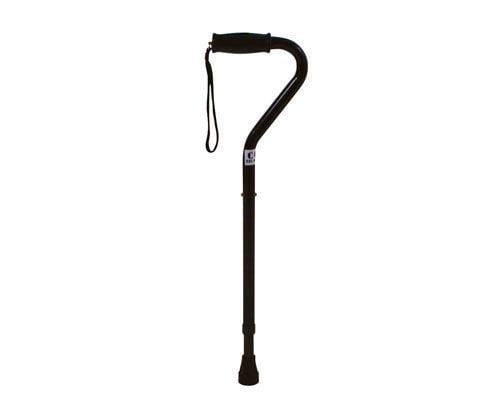 Walking stick with offset handle / height-adjustable / bariatric max. 270 kg COBI XXL-Rehab