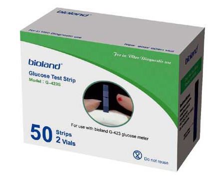 Blood glucose test strip G-423S Bioland Technology