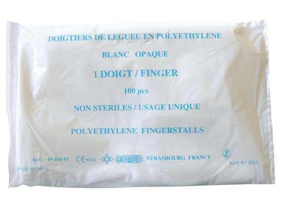 Gynecological finger stall polyethylene 12.215 Gyneas