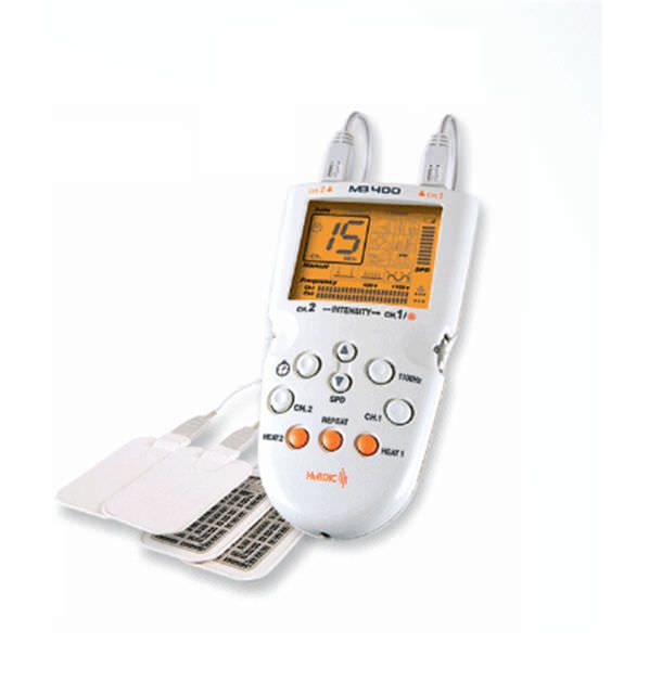 Electric massage pad (physiotherapy) / hand-held / 2-channel 1 - 1100 Hz | MB-400 HuBDIC