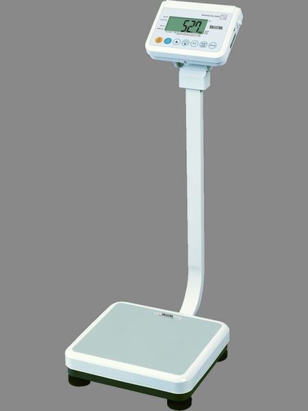 Electronic patient weighing scale / column / portable / with LCD display WB-150 MA Tanita Europe