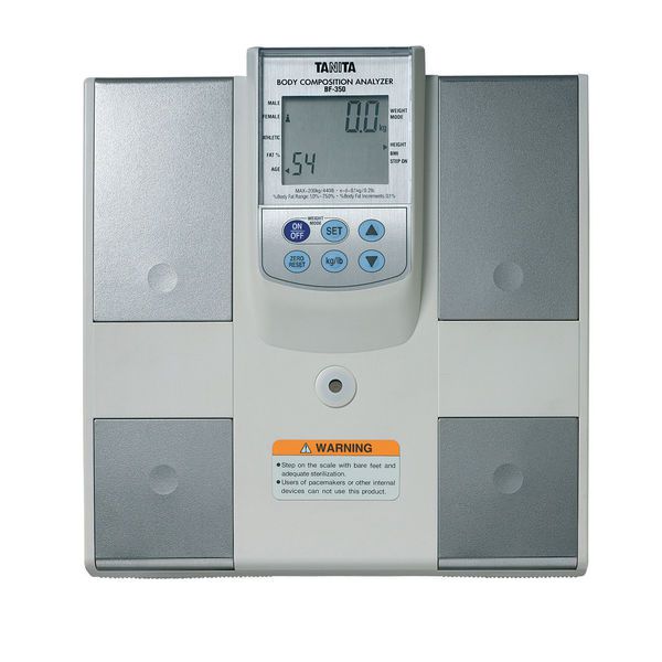 Fat measurement body composition analyzer / bio-impedancemetry / with LCD display / with BMI calculation BF-350 Tanita Europe