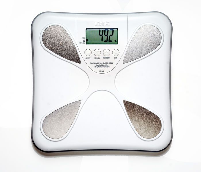 Home body composition analyzer / for fat measurement / with LCD display UM-050 Tanita Europe