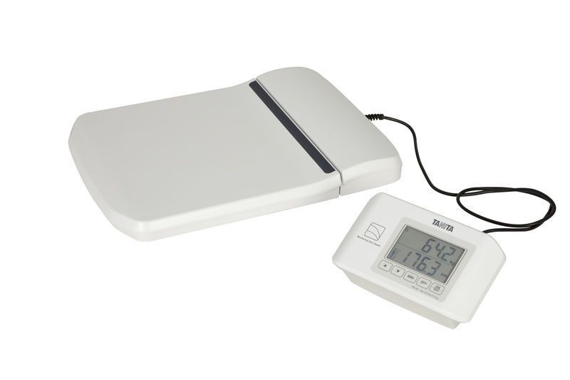 Electronic patient weighing scale / column / with LCD display / with BMI calculation WB-380 Tanita Europe