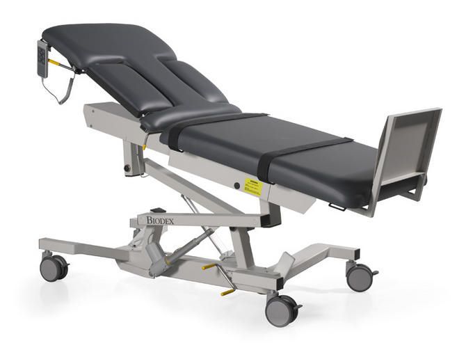 Echocardiography examination table / bariatric / electrical / on casters Echo/Vasc Pro™ BIODEX