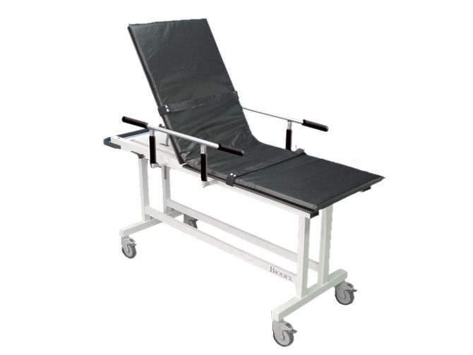 Transport stretcher trolley / height-adjustable / non-magnetic / mechanical BIODEX